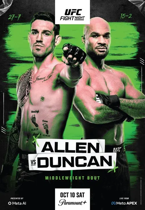 UFC Fight Night 290: Allen vs. Duncan