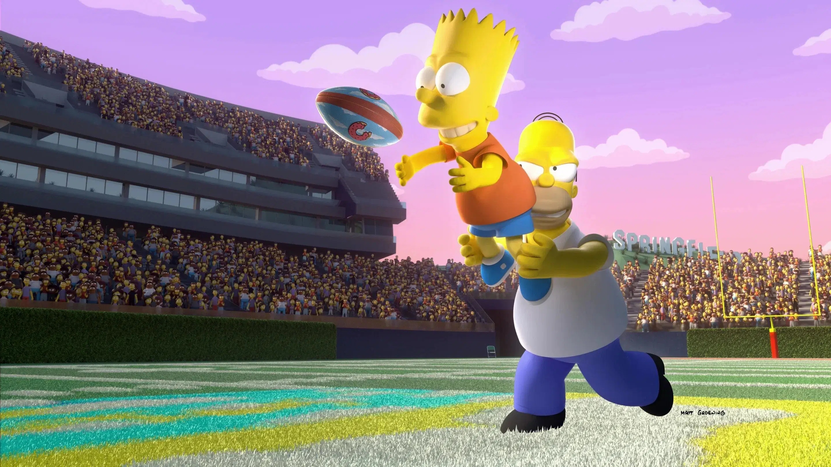 The Simpsons Funday Football